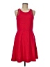 H&M Solid Red Casual Dress Size M - photo 1