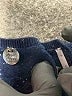 Margaret O'Leary 100% Cotton Stars Blue Pullover Sweater Size M - photo 6