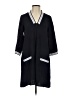 Zara Basic 100% Polyester Black Blue Casual Dress Size S - photo 1
