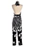 Halston Heritage Graphic Black Jumpsuit Size 2 - photo 2