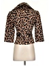 Trina Turk Animal Print Gold Tan Blazer Size 2 - photo 2