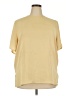 Rena Rowan 100% Polyester Yellow Short Sleeve Top Size 18w - photo 1