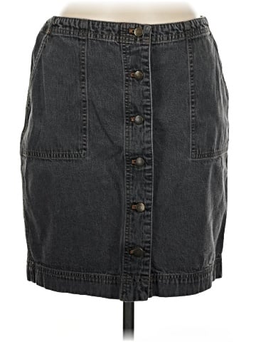 Lauren by Ralph Lauren Denim Skirt (view 1)
