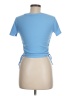 Zara Blue Short Sleeve Top Size M - photo 2