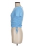 Zara Blue Short Sleeve Top Size M - photo 5