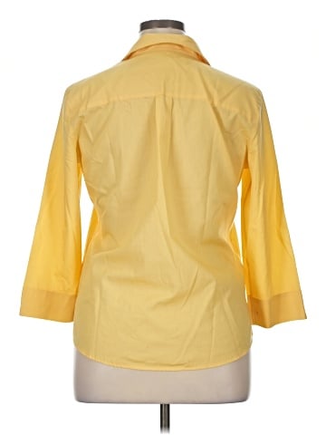 Foxcroft 3/4 Sleeve Button-Down Shirt (view 2)