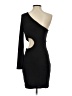 Windsor Solid Black Cocktail Dress Size S (estimated) - photo 2
