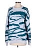 Zara Animal Print Blue Pullover Sweater Size L - photo 1