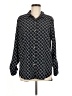 Tommy Hilfiger 100% Polyester Black Long Sleeve Blouse Size M - photo 1