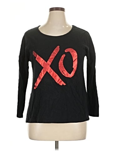 Lane Bryant Outlet 3/4 Sleeve T-Shirt (view 1)