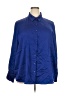 Ambiance Blue Long Sleeve Blouse Size 3X - photo 1