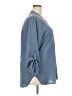 Timeson 100% Polyester Blue 3/4 Sleeve Blouse Size XXL - photo 4