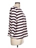 MNG Suit Stripes Silver 3/4 Sleeve Top Size L - photo 4