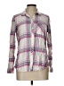 Gap 100% Rayon Plaid Pink Long Sleeve Button-Down Shirt Size L - photo 1
