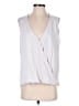 Veronica M. Silver Sleeveless Blouse Size L - photo 1