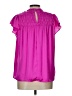 Sam and Jess 100% Polyester Pink Short Sleeve Blouse Size L - photo 2