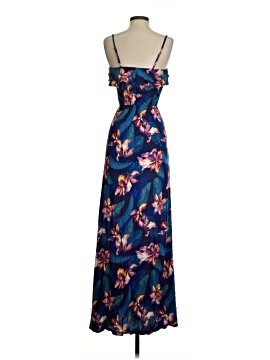 chinese dress ladies Forever 21 Dress White and Blue Short to Maxi Dress Large Sleeveless –  Recreating Society