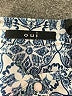 Oui Print Blue Sleeveless Button-Down Shirt Size 6 - photo 7