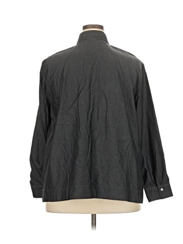 Foxcroft 3/4 Sleeve Button-Down Shirt (view 2)