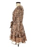 The Impeccable Pig 100% Polyester Animal Print Tan Cocktail Dress Size S - photo 5