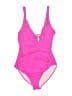 B2Prity Color Block Pink One Piece Swimsuit Size L - photo 1