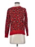 Charter Club Animal Print Red Pullover Sweater Size S - photo 1