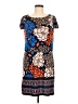 Ali Ro Print Blue Casual Dress Size 6 - photo 1