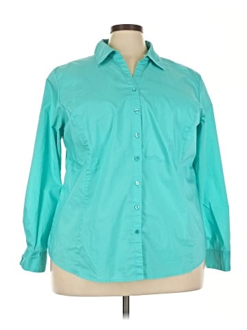 George 3/4 Sleeve Button-Down Shirt (view 1)