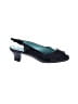Thierry Rabotin Color Block Black Blue Heels Size EU 39 1/2 - photo 1