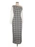 Shein 100% Polyester Houndstooth Black Casual Dress Size 6 - photo 1