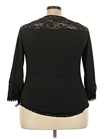 Rose Gal 3/4 Sleeve Top (view 2)