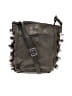 SHIH Black Green Leather Crossbody Bag One size - photo 1