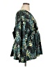 Torrid 100% Polyester Green Teal Long Sleeve Blouse Size 1X Plus (1) - photo 4