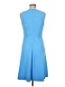 J. McLaughlin Solid Blue Casual Dress Size M - photo 2