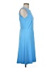 J. McLaughlin Solid Blue Casual Dress Size M - photo 4