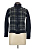 Eddie Bauer 100% Lambswool Plaid Blue Wool Coat Size L - photo 1