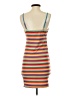 Shein Stripes Orange Casual Dress Size 4 - photo 2