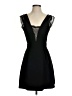 BCBGeneration 100% Polyester Solid Black Cocktail Dress Size 2 - photo 1