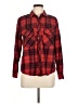 Forever 21 Plaid Red Long Sleeve Button-Down Shirt Size M - photo 1