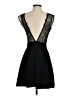 BCBGeneration 100% Polyester Solid Black Cocktail Dress Size 2 - photo 2
