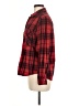 Forever 21 Plaid Red Long Sleeve Button-Down Shirt Size M - photo 5
