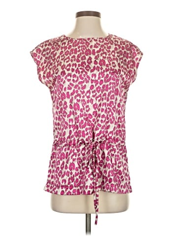 Aqua Short Sleeve Blouse (view 1)