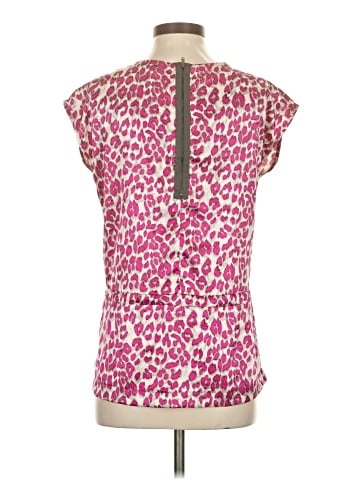 Aqua Short Sleeve Blouse (view 2)