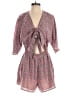 Assorted Brands 100% Polyester Paisley Pink Romper Size M - photo 1