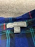 Alexander Jordan 100% Rayon Plaid Blue Long Sleeve Button-Down Shirt Size L - photo 7