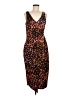 Guess Animal Print Brown Cocktail Dress Size 8 - photo 1