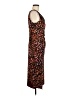 Guess Animal Print Brown Cocktail Dress Size 8 - photo 4