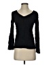 Drew 100% Viscose Black Long Sleeve Top Size XS - photo 1