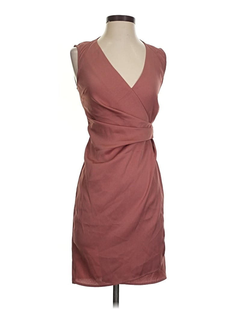 Pre-owned Allsaints Cocktail Dress In Burgundy