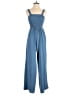 Dokotoo 100% Polyester Solid Blue Jumpsuit Size XS - photo 1